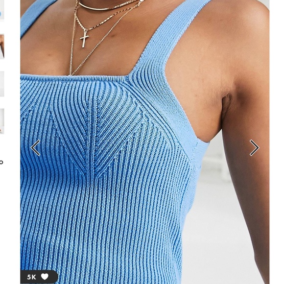 Baby blue tank dress NWT - Picture 2 of 4